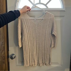 Tan thin sweater